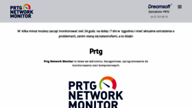 What Prtg.pl website looked like in 2021 (2 years ago)