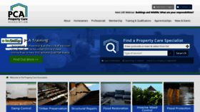 What Property-care.org website looked like in 2021 (2 years ago)