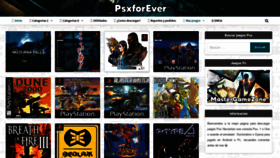 What Psxforever.com website looked like in 2021 (2 years ago)