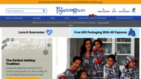 What Pajamagram.com website looked like in 2021 (2 years ago)