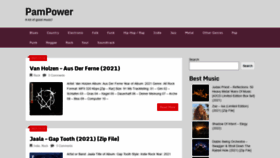 What Pampower.org website looked like in 2021 (2 years ago)