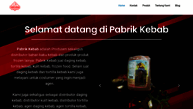 What Pabrikkebab.com website looked like in 2021 (2 years ago)