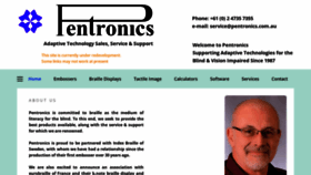 What Pentronics.com.au website looked like in 2021 (2 years ago)