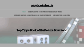 What Playbookofra.de website looked like in 2021 (2 years ago)