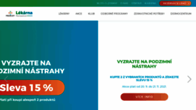 What Pharmacentrum.cz website looked like in 2021 (2 years ago)
