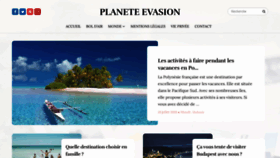 What Planete-evasion.com website looked like in 2021 (2 years ago)