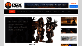 What Pdxpipeline.com website looked like in 2021 (3 years ago)