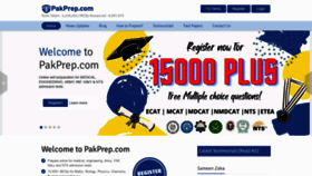 What Pakprep.com website looked like in 2021 (2 years ago)