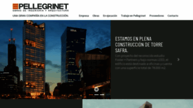 What Pellegrinet.com website looked like in 2021 (2 years ago)