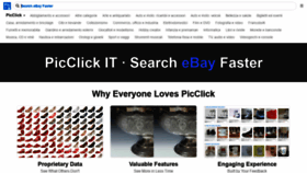 What Picclick.it website looked like in 2021 (2 years ago)