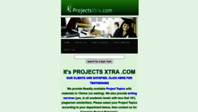 What Projectsxtra.com website looked like in 2021 (2 years ago)