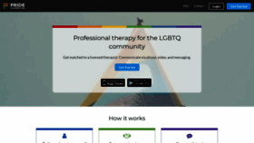 What Pridecounseling.com website looked like in 2021 (2 years ago)
