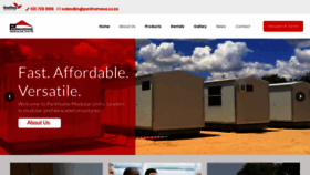 What Parkhomesa.co.za website looked like in 2021 (2 years ago)