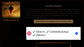 What Pendelorakel.de website looked like in 2021 (2 years ago)
