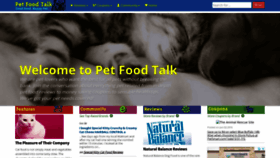 What Petfoodtalk.com website looked like in 2021 (2 years ago)
