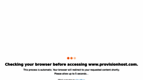 What Provisionhost.com website looked like in 2021 (2 years ago)