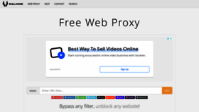 What Proxy.zalmos.com website looked like in 2021 (2 years ago)