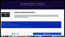 What Playemulator.online website looked like in 2021 (2 years ago)