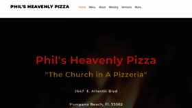 What Philsheavenlypizza.com website looked like in 2021 (2 years ago)
