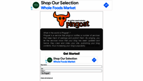 What Pingoat.net website looked like in 2021 (2 years ago)