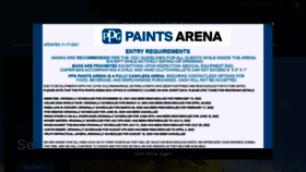 What Ppgpaintsarena.com website looked like in 2021 (2 years ago)