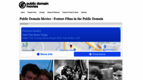 What Publicdomainmovie.net website looked like in 2021 (2 years ago)