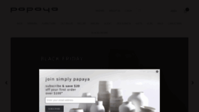What Papaya.com.au website looked like in 2021 (2 years ago)