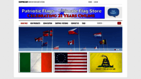 What Patriotic-flags.com website looked like in 2021 (2 years ago)