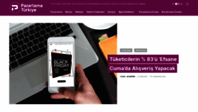 What Pazarlamaturkiye.com website looked like in 2021 (2 years ago)