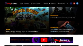 What Pleygamestv.com.br website looked like in 2021 (2 years ago)