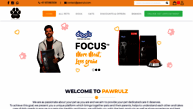 What Pawrulz.com website looked like in 2021 (2 years ago)