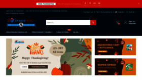 What Prestahero.com website looked like in 2021 (2 years ago)