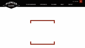 What Pioneersquare.org website looked like in 2021 (2 years ago)