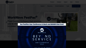 What Pestpac.com website looked like in 2021 (2 years ago)