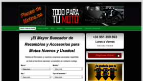 What Piezasdemotos.es website looked like in 2021 (4 years ago)
