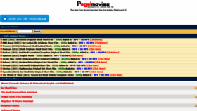 What Pagalmovies.media website looked like in 2021 (2 years ago)