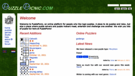 What Puzzlepicnic.com website looked like in 2021 (2 years ago)