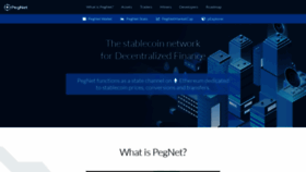 What Pegnet.org website looked like in 2021 (2 years ago)