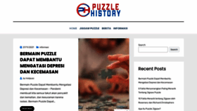 What Puzzlehistory.com website looked like in 2021 (2 years ago)