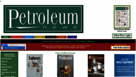 What Petroleumnews.com website looked like in 2021 (2 years ago)