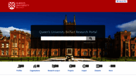 What Pure.qub.ac.uk website looked like in 2021 (2 years ago)