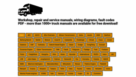 What Pdfmanual4trucks.com website looked like in 2021 (2 years ago)