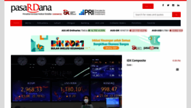 What Pasardana.id website looked like in 2021 (3 years ago)