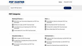 What Pdfhunter.com website looked like in 2021 (2 years ago)