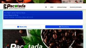 What Pacotada.com website looked like in 2021 (2 years ago)