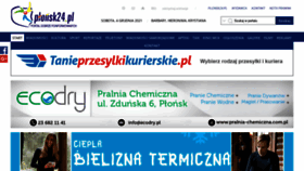 What Plonsk24.pl website looked like in 2021 (4 years ago)