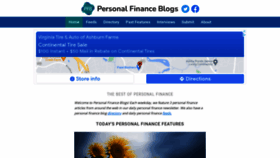 What Personalfinanceblogs.com website looked like in 2021 (2 years ago)