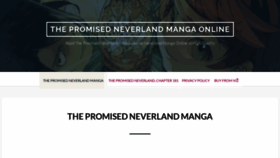 What Promised-neverland.com website looked like in 2021 (2 years ago)