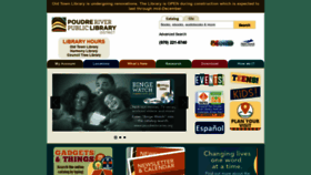 What Poudrelibraries.org website looked like in 2021 (2 years ago)