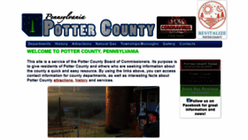 What Pottercountypa.net website looked like in 2021 (2 years ago)